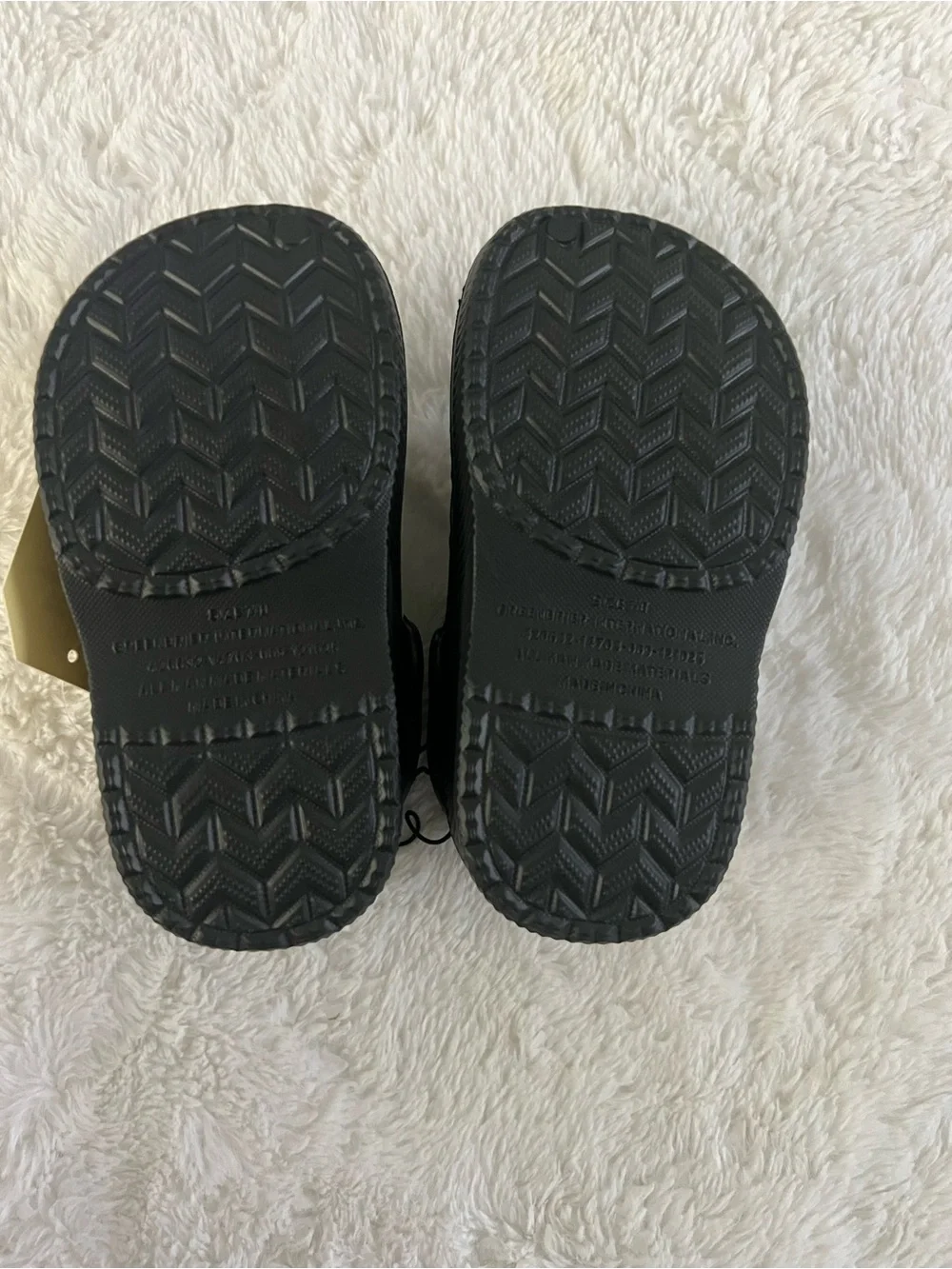Mysoft Toddler Black EVA Clogs Size 7/8 – New With Tags